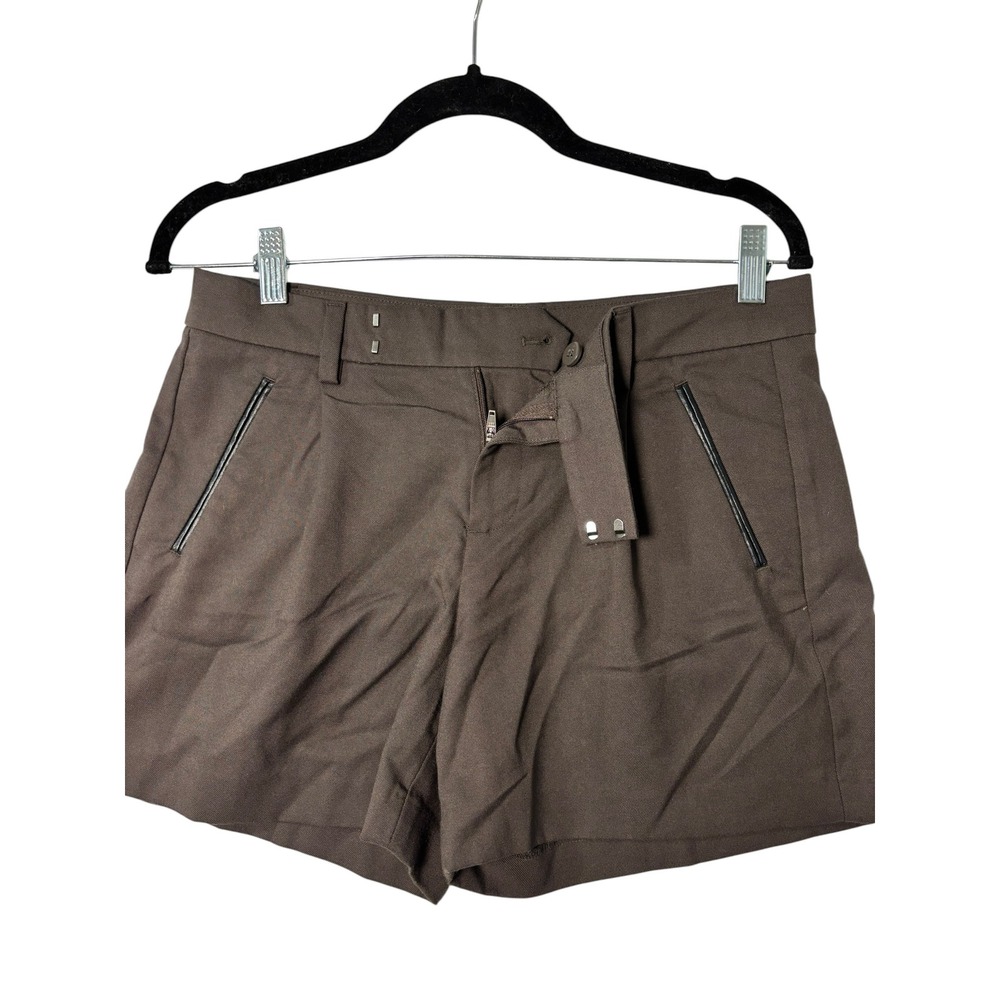 Gap‎ Womens Brown Tailored Shorts Size 2 - Picture 2 of 6
